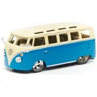 Exkluzív ajánlat Bburago 42004 Volkswagen Van "Samba" 1 32 - kék/fehér